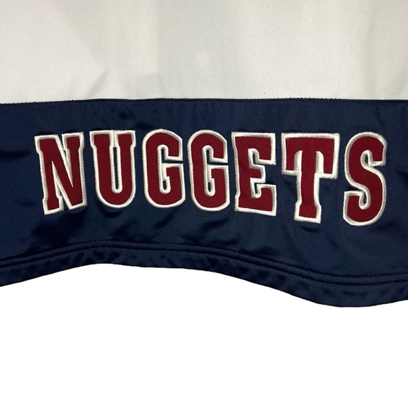 SOLD VTG DENVER NUGGETS NBA Team Issue Exclusive Authentic Warm Up Starter Ja… - Picture 10 of 16